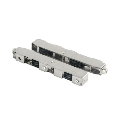 Bottom 201 Rollers de porta de aço inoxidável Duplo Nylon U Groove Resistente à água salgada