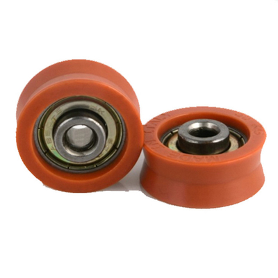 Industrial H Shape 608 Sliding Door Pulley Roller Bearing Custom