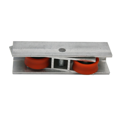 Polished Anodised Aluminium Sliding Wardrobe Door Runners Wheel Replacement