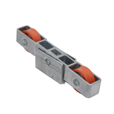 Adjustable Rail Guided Aluminium Sliding Door Rollers Replacement For Closet Wardrobe