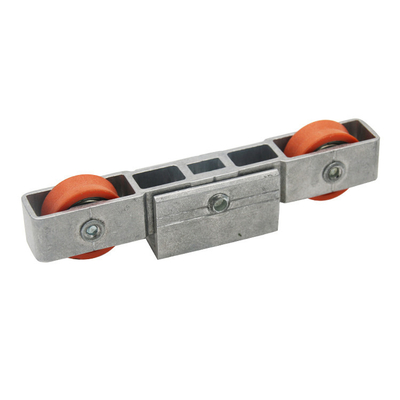 Adjustable Rail Guided Aluminium Sliding Door Rollers Replacement For Closet Wardrobe