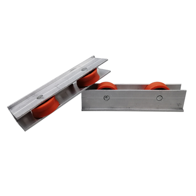 Low Friction Wardrobe Aluminum Sliding Door Track Wheels Rollers Pulley 100kg