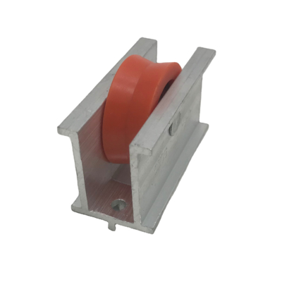 Bypass Nylon Aluminium Sliding Door Rollers Hardware Components 50kg Load
