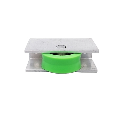Lightweight Indoor V Shape Bypass Arcadia Door Rollers 50kg Load