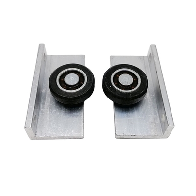 Wear Resistance Anodized Aluminium Sliding Door Rollers For Wardrobe
