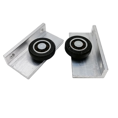 Wear Resistance Anodized Aluminium Sliding Door Rollers For Wardrobe