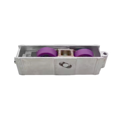 Heavy Duty Nylon Zinc Alloy Sliding Glass Door Wheels 30mm 100kg Load