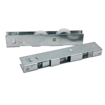 80mm Stainless Steel Sliding Bypass Door Rollers 80kg Heavy Duty For Barn Pocket Doors