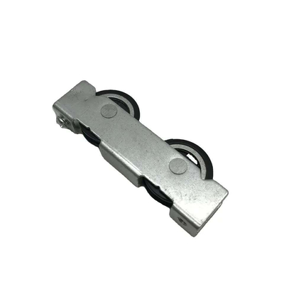 40kg Load Pocket Cabinet Sliding Door Runners Wheels Zinc Plated Iron