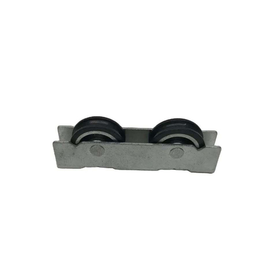 40kg Load Pocket Cabinet Sliding Door Runners Wheels Zinc Plated Iron