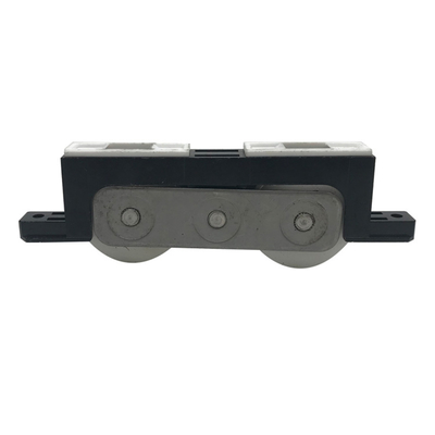 Double U Groove Ball Bearing Sliding Window Rollers Anodizing Aluminium 100kg Load