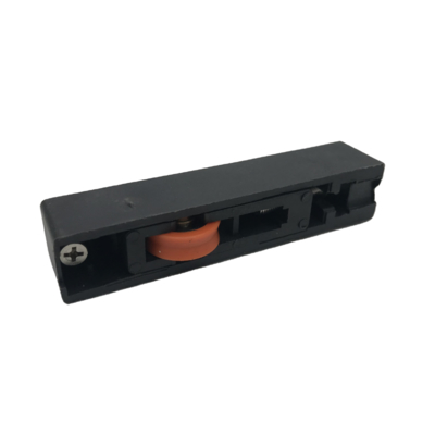 Screw Fixing Black Plastic Housing Door Sliding Roller Nylon Pulley Wheel