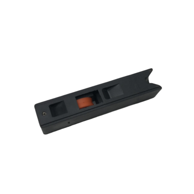 Screw Fixing Black Plastic Housing Door Sliding Roller Nylon Pulley Wheel