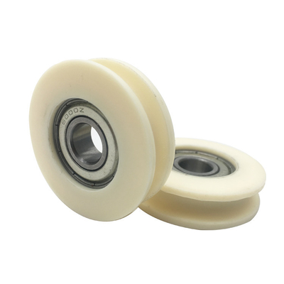 6000z Nylon POM Sliding Door Pulley Gate Roller Bearings Customized