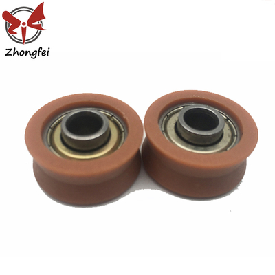 Sliding POM Nylon Garage Door Roller Bearing 3 Inch Rustproof