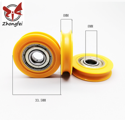 33.5mm Sliding Door Ball Bearing Roller Heavy Duty Anti Corrosion OEM