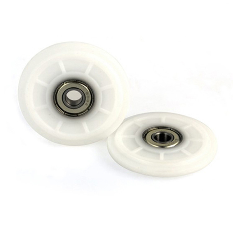 Industrial H Shape 608 Sliding Door Pulley Roller Bearing Custom
