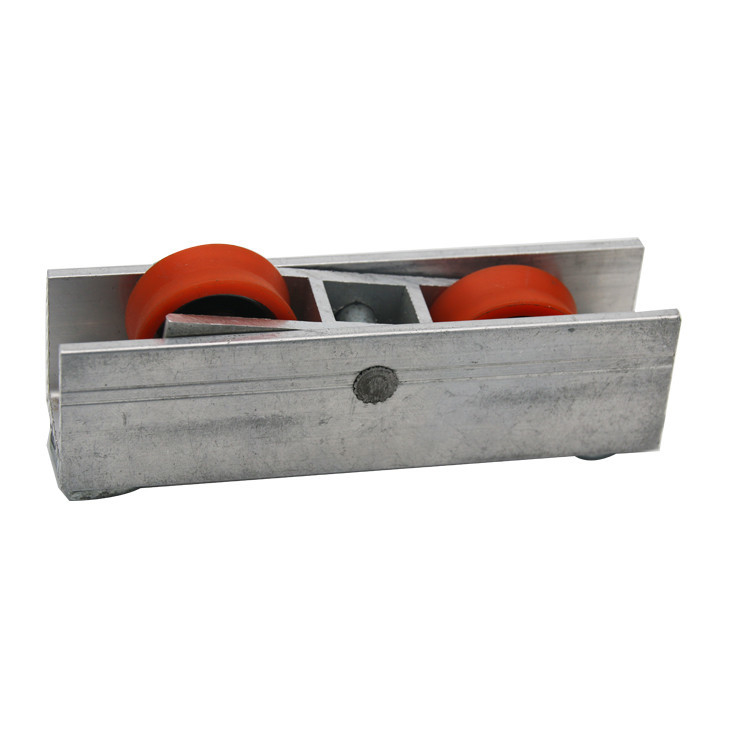 Polished Anodised Aluminium Sliding Wardrobe Door Runners Wheel Replacement