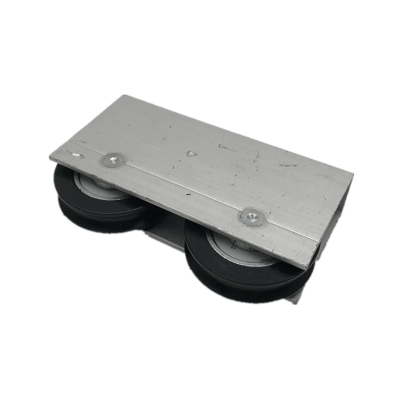 Rubberized Grant Closet Door Rollers Runners Corrosion Resistant For Sliding Wardrobe