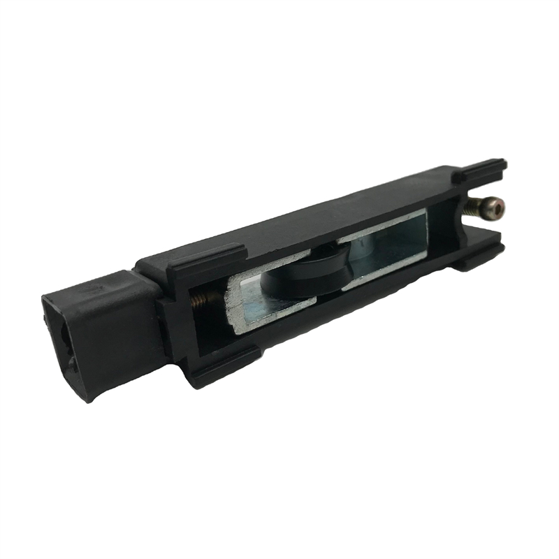 Residential Reinforced Glass Sliding Door Roller Wheels Zinc Alloy Housing Screw In