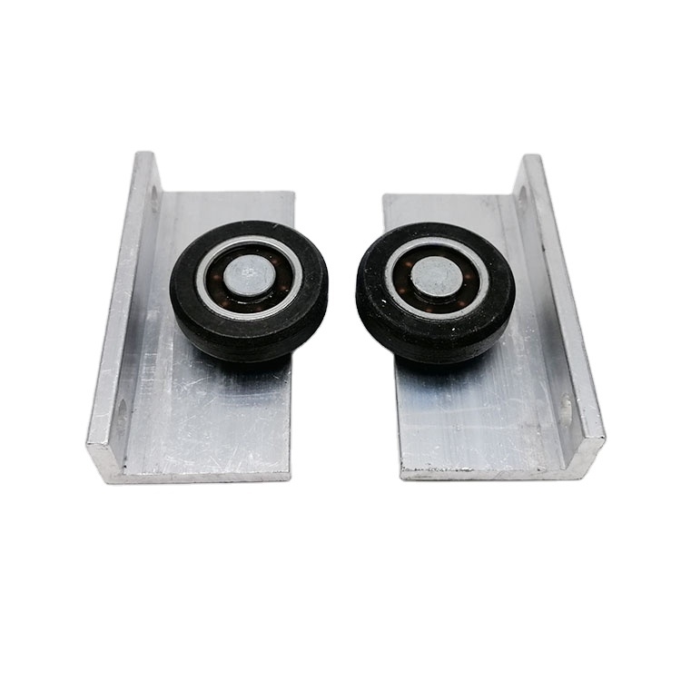 Wear Resistance Anodized Aluminium Sliding Door Rollers For Wardrobe