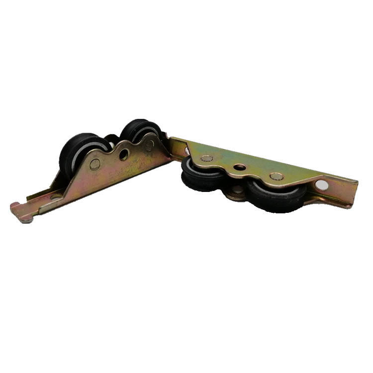 Double Nylon Commercial Sliding Glass Door Rollers replacement 100kg Load for closet