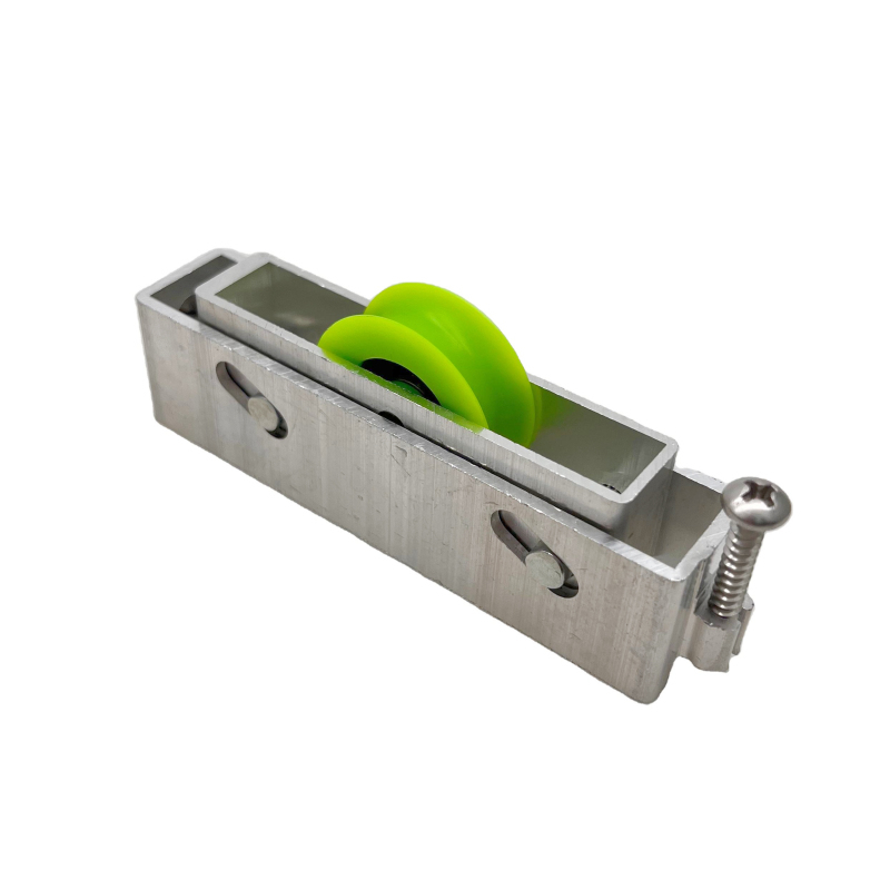 Nylon Aluminium Pantry Door Roller Wheel 33mm For Sliding glass Window 50kg Load