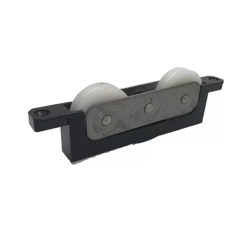 Double U Groove Ball Bearing Sliding Window Rollers Anodizing Aluminium 100kg Load