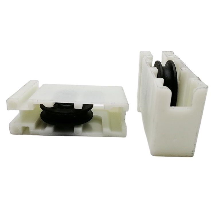 25mm White Nylon Aluminium Sliding Window Roller Replacement Carbon Steel Bearing