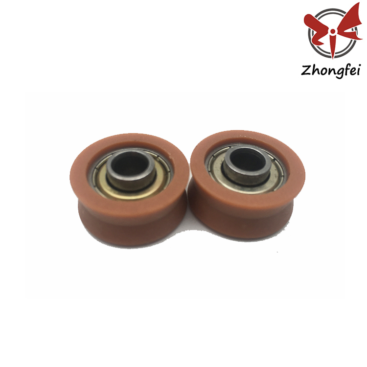 Sliding POM Nylon Garage Door Roller Bearing 3 Inch Rustproof