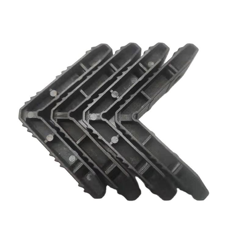 Custom 5x5 Nylon Corner Joint Hardware Sliding Door Fixtures For Furniture