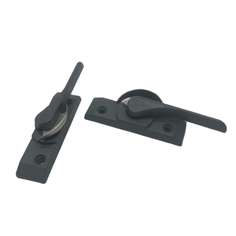 Powdercoated Aluminum Alloy Crescent Window Lock Latch Lightweight