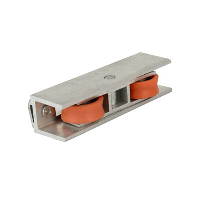 ราคาดี Adjustable Rail Guided Aluminium Sliding Door Rollers Replacement For Closet Wardrobe ออนไลน์