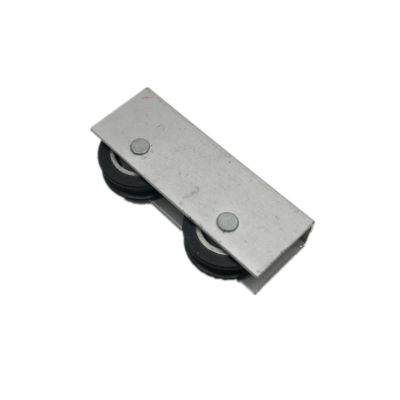 ভালো দাম South America Hot sales Aluminium Door And Window Fitting Double Nylon U Shape Pulley Wheel Aluminium Sliding Door Rollers অনলাইন