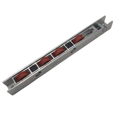 ราคาดี Iraq Hot Sales Four Wheel Roller With Brush Nylon V / U Shape Pulley Wheel Aluminium Sliding Door Rollers ออนไลน์