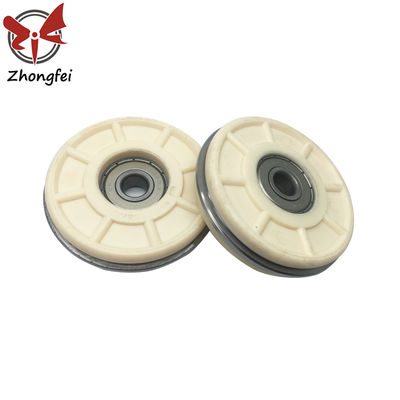 İyi bir fiyat. White PA Chrome steel Sliding Door Roller Bearing Pulley 86mm çevrimiçi