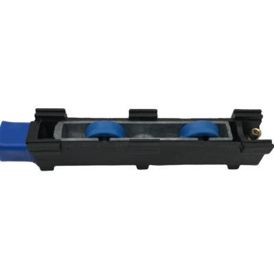 Bom preço South America Hot Sales Double V Groove Nylon Pulley Wheel Zinc Inner Part Nylon Bracket Sliding Door Roller on-line