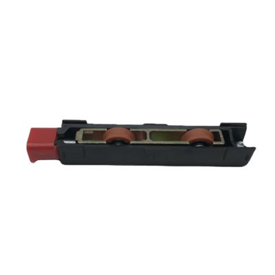 Bom preço Argentina Hot Sales Double V Groove Nylon Pulley Wheel Zinc Inner Part Nylon Bracket Sliding Door Roller on-line