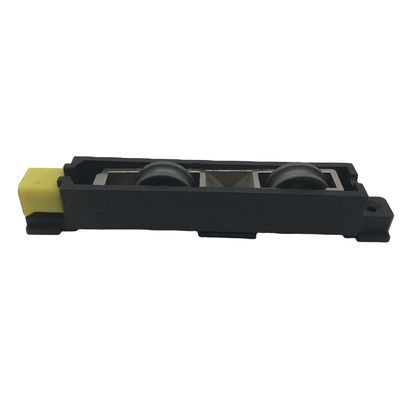 ভালো দাম Heavy Duty Double V Groove Carbon Steel Ball Bearing Nylon Pulley Wheel Zinc Alloy Inner Sliding Plastic Door Roller অনলাইন