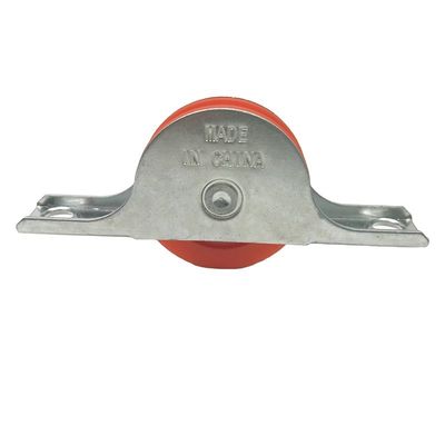 Bom preço Aluminium Window Accessories 34mm U Groove Nylon Wheel Zinc Plated Iron Bracket Sliding Steel Door And Window Wheels on-line