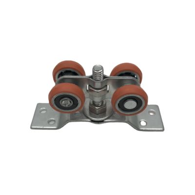 Good price South America Aluminium Window Accessories Round Shape Nylon Wheel Zinc Plated Iron Bracket Steel Sliding Door Wheels online