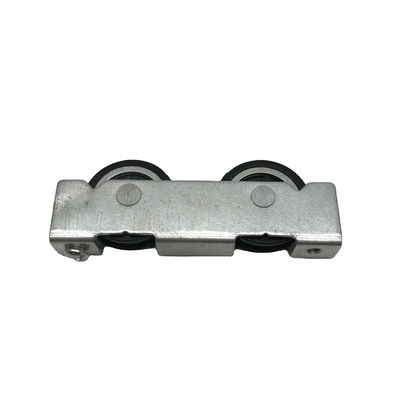 ราคาดี Peru Market Aluminium Window Hardware Double U Shape Nylon Wheel Zinc Plated Iron Bracket Steel Sliding Door Wheels ออนไลน์