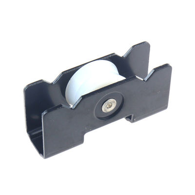 Good price Peru Hot Sales Aluminium Window Hardware Single V Shape Nylon Needle Bearing Wheel Black Painting Iron Housing Steel Sliding Door Wheels online