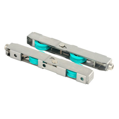 Prezzo buono 201 304 Stainless Steel Frame High Carbon Steel Bearing Nylon U Shape Pulley Wheel Stainless Steel Door Rollers in linea