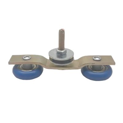 Prezzo buono Shower Glass Door Hanging Roller Wheel Double Nylon Round Shape Pulley Wheel Stainless Steel Door Rollers in linea