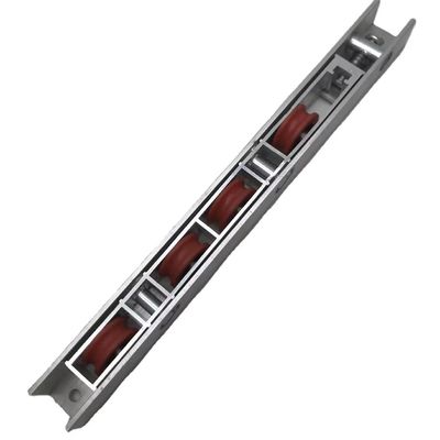 Giá tốt Phần cứng cửa hạng nặng bằng nhôm, con lăn 4 bánh xe, ròng rọc nylon, con lăn cửa lùa bằng nhôm trực tuyến
