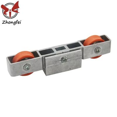Bom preço Aluminium Housing Sliding Roller Adjustable U groove Double Nylon Pulley Wheel Window Wheel Gate Roller for Egypt Market on-line