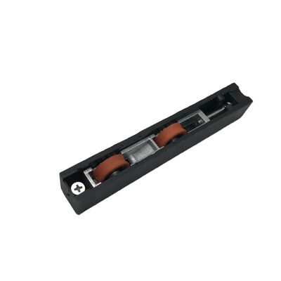 Buen precio Roldanas Accesorios Para Alumínio Rodillos de puerta y ventana de aluminio deslizante Doble V Rueda de nylon de aleación de zinc Parte interna Rodillo de puerta de carcasa de plástico en línea