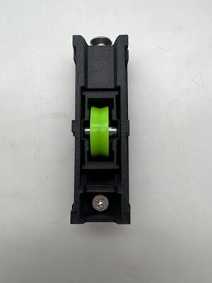 お買い得 ROLDANAS 耐久性ドアハードウェア スライディングウィンドウローラー プラスチックハウジング ナイロンボールベアリングローラーホイール ホテル アパート用 オンライン