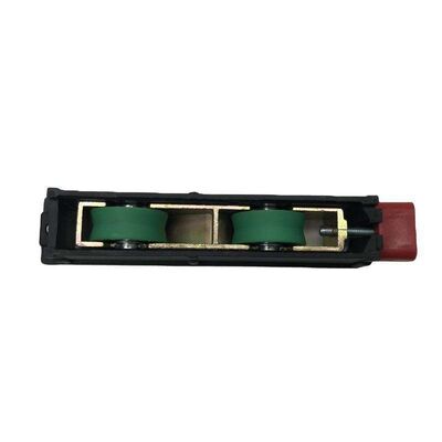 Prezzo buono Rueda Caja Interior Zamak Hardware Heavy Duty Double Roller Nylon Pulley Wheel Ruota a rulli di porta scorrevole in linea